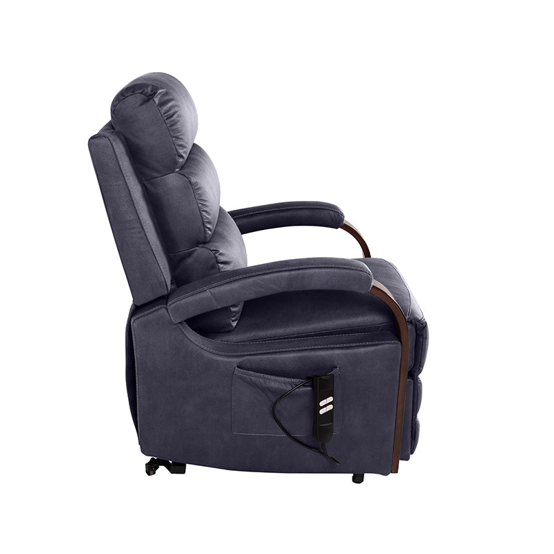 Alamo Fabric Lift Chair - Navy