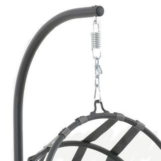 Alcatraz Hanging Egg Chair - Grey