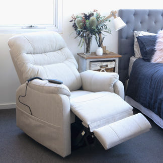 Theorem Alperton Lift & Recline Fabric Armchair - Fresh