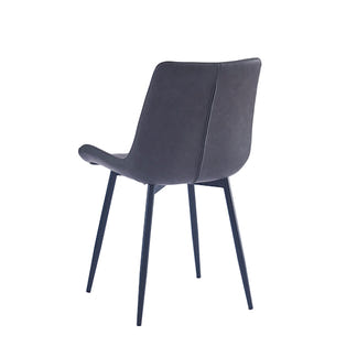 Apollo Dining Chair - Dark Grey/Black