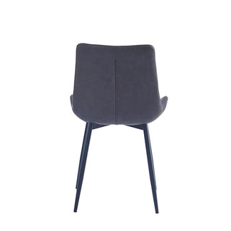 Apollo Dining Chair - Dark Grey/Black