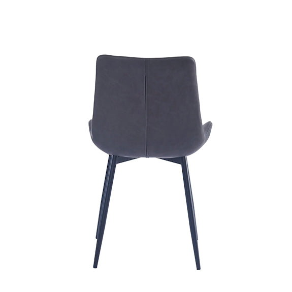 Apollo Dining Chair - Dark Grey/Black