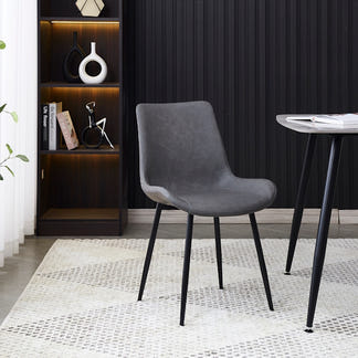 Apollo Dining Chair - Grey/Black