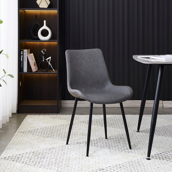 Apollo Dining Chair - Grey/Black