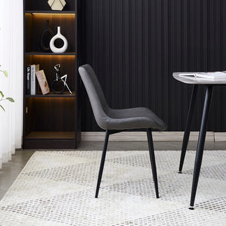 Apollo Dining Chair - Grey/Black
