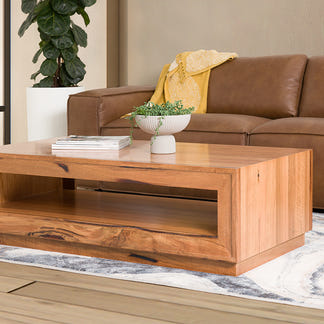 Arbor Timber Coffee Table - Marri/Natural