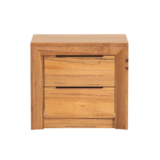Arbor 2 Drawer Bedside Table - Marri/Natural