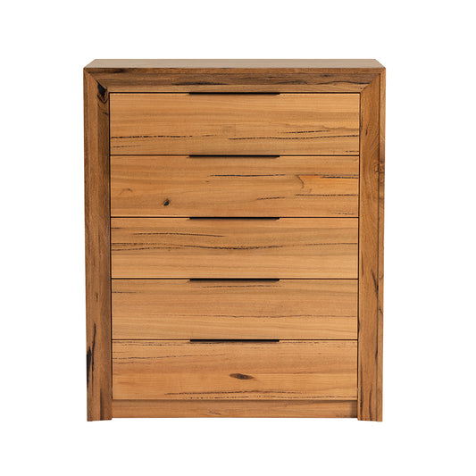 Arbor 5 Drawer Tallboy - Marri/Natural