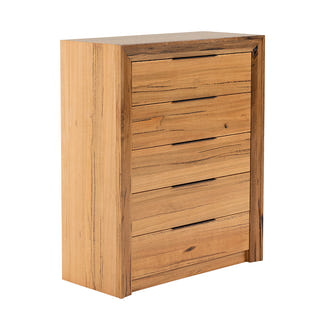 Arbor 5 Drawer Tallboy - Marri/Natural