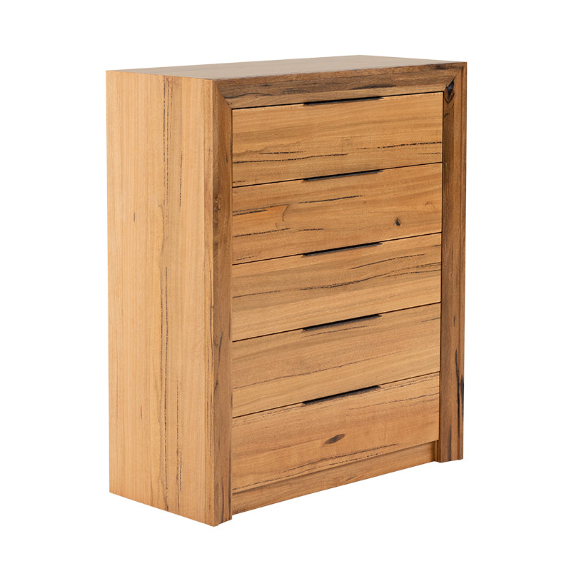 Arbor 5 Drawer Tallboy - Marri/Natural
