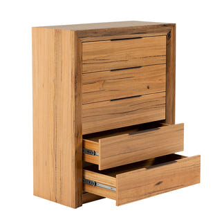 Arbor 5 Drawer Tallboy - Marri/Natural