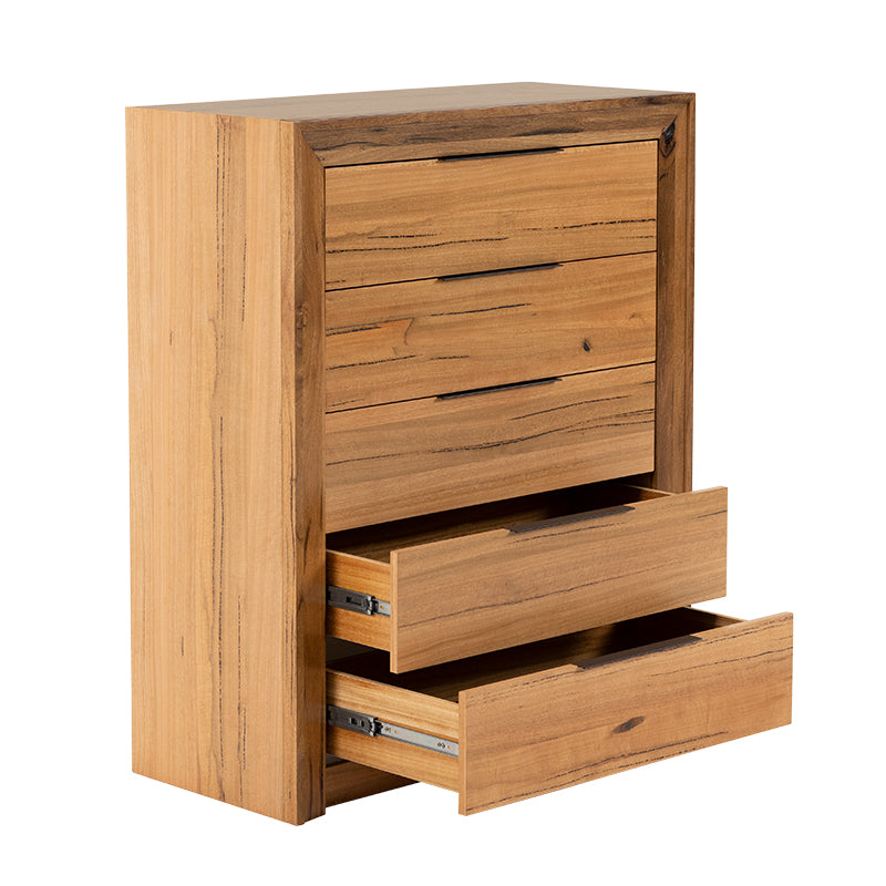 Arbor 5 Drawer Tallboy - Marri/Natural