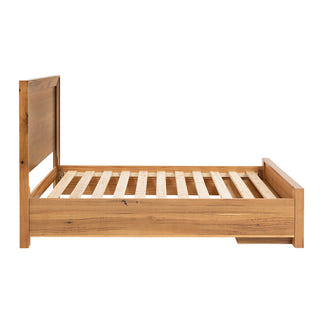 Arbor Queen Timber Storage Bed - Marri/Natural