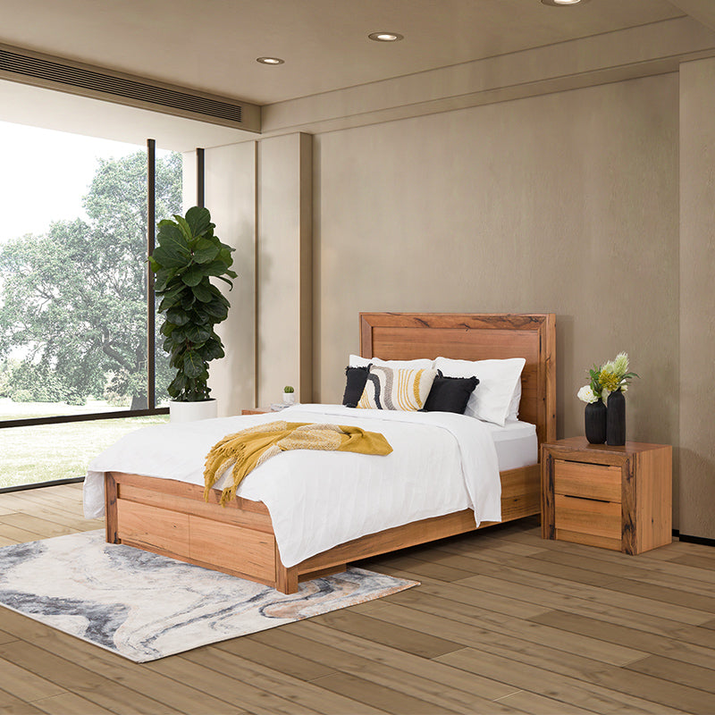 Arbor King Timber Storage Bed - Marri/Natural