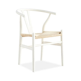 Arc Dining Chair - White/Natural