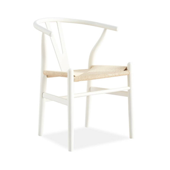 Arc Dining Chair - White/Natural