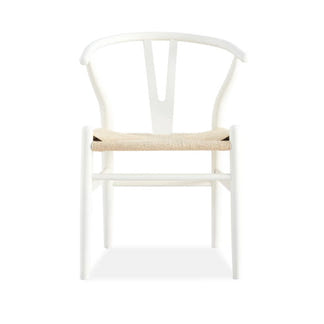 Arc Dining Chair - White/Natural