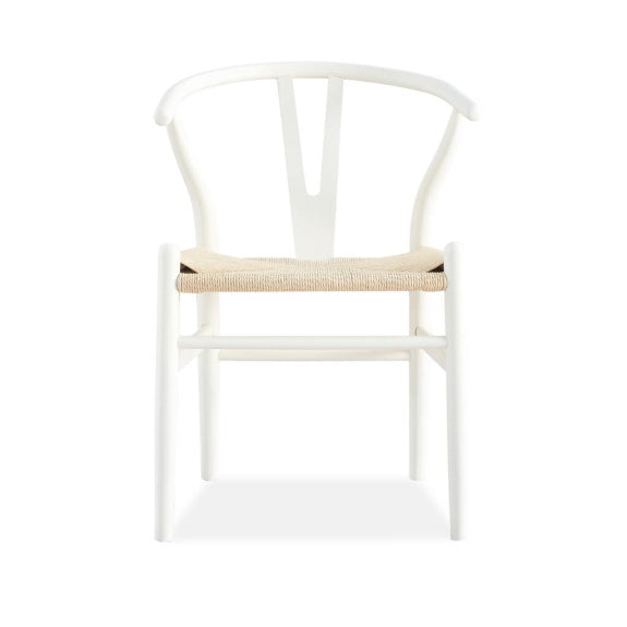 Arc Dining Chair - White/Natural