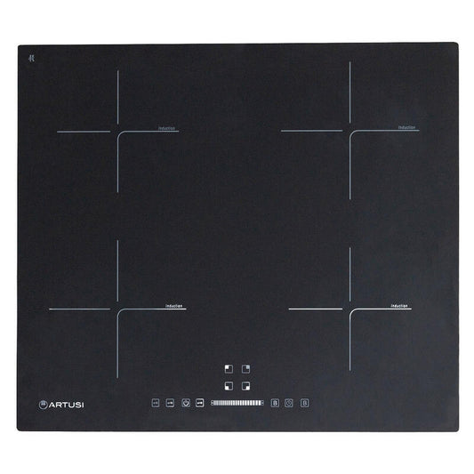 Artusi 60cm Built-In 4 Zone Induction Hob Cooktop - Nano Matte Black