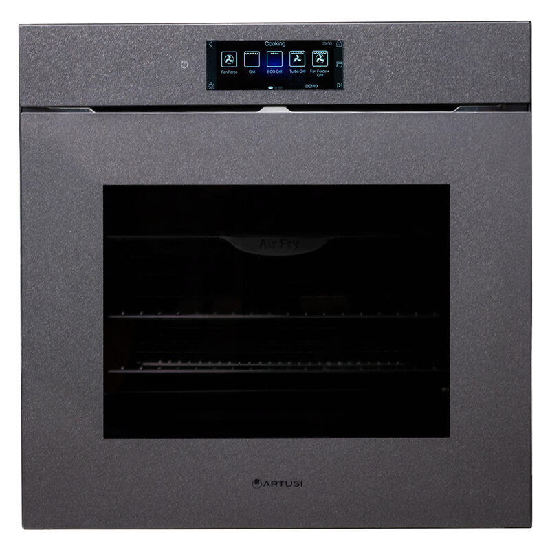 Artusi 60cm Built-In Auto-Open Electric Oven - Nano Matte Black