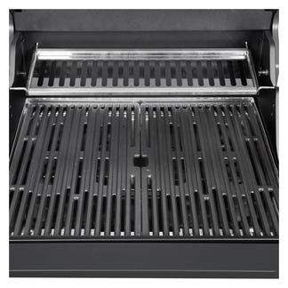 Artusi 240v Electric 2 Burner BBQ with Folding Shelves and Cabinet