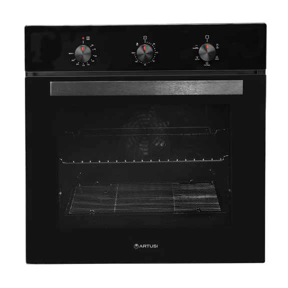 Artusi 60cm Built-In Electric Oven - Black