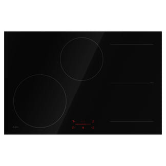 Asko 80cm 4 Zone Bridge Induction Cooktop - Black