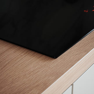 Asko 80cm 4 Zone Bridge Induction Cooktop - Black