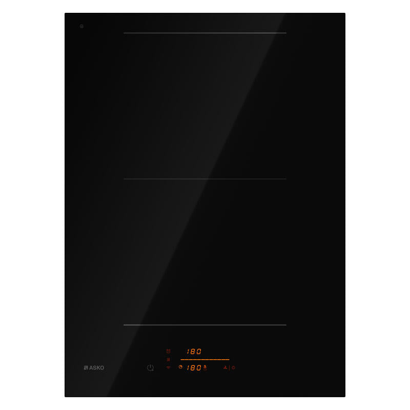 Asko 38cm 2 Zone Induction Cooktop - Black (Series 5)