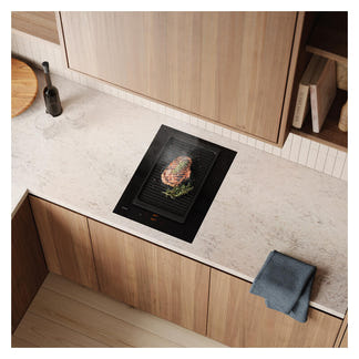 Asko 38cm 2 Zone Induction Cooktop - Black (Series 5)