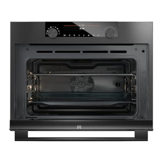 ASKO Craft 45cm Built-In Combi Microwave - Black Steel