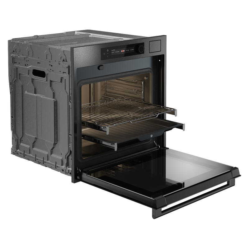 ASKO 60cm Built-In Combination Steam Oven with 28 Functions - Black Steel (Craft Series 6)