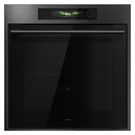 ASKO 60cm Pyrolytic Built-In Oven with 26 Functions - Black Steel (Craft Series 6)