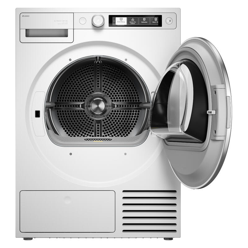 ASKO 9kg Heat Pump Condenser Dryer - White (Style)