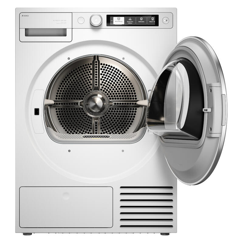 ASKO 9kg Heat Pump Condenser Dryer - White (Style)