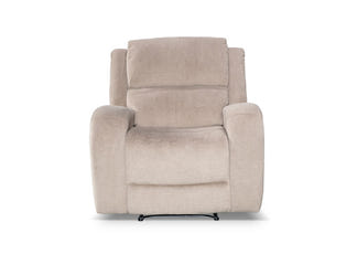 Asper Single Manual Recliner Armchair - Easton Latte Fabric