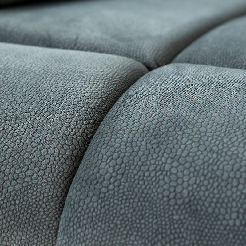 Augustus 3 Seater Fabric Recliner Sofa - Dark Grey