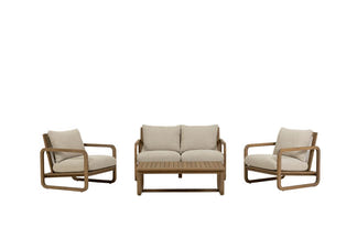Austin 4 Piece Patio Lounge Set
