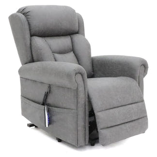 Avante Bolton Standard Lift Recliner Chair - Carbon Fabric