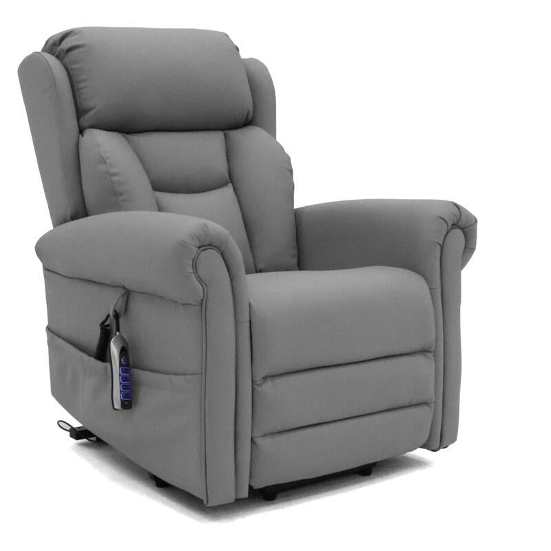 Avante Bolton Large Lift Chair - Shale Leather