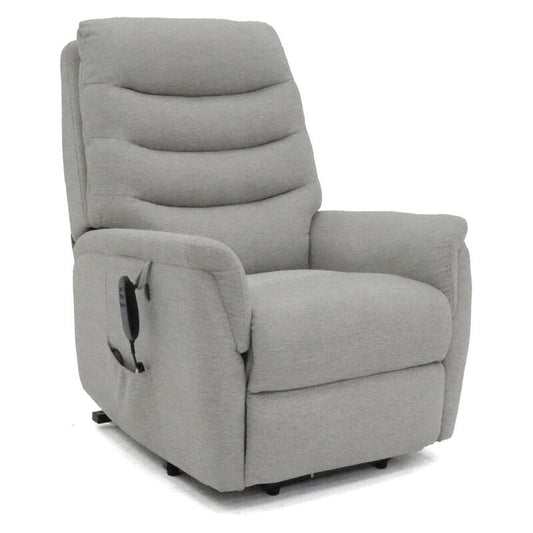 Avante Stirling Lift & Recliner Arm Chair in Platinum - Standard Sized