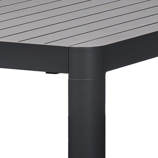 Azura Outdoor 1490-1940mm Extension Dining Table - Gunmetal