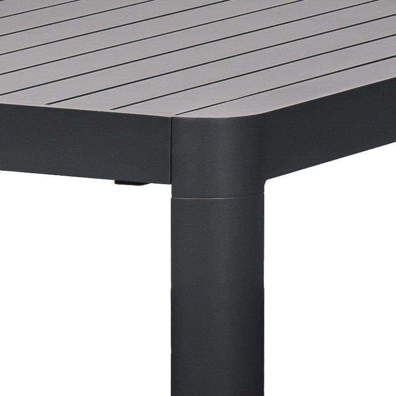 Azura Outdoor 1490-1940mm Extension Dining Table - Gunmetal