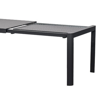 Azura Outdoor 1490-1940mm Extension Dining Table - Gunmetal