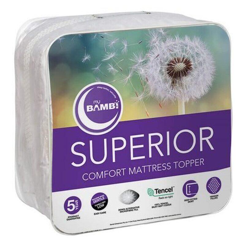 Superior Comfort Mattress Topper - Double