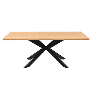Barlow 7 Piece Timber Dining Suite - Black/Beige