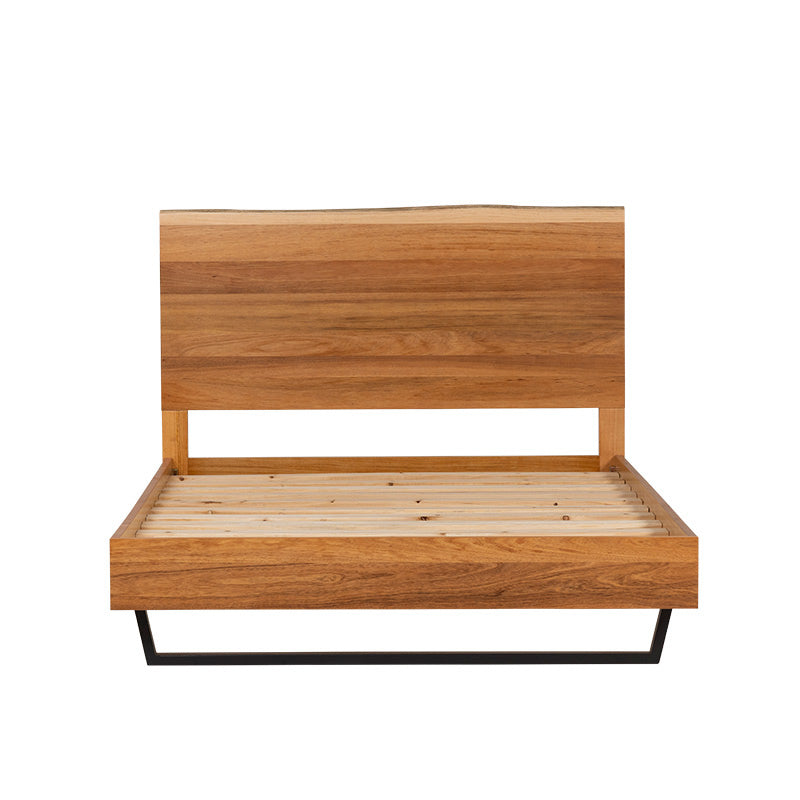 Baxter Queen Timber Bed - Blackwood
