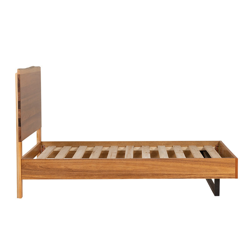 Baxter Queen Timber Bed - Blackwood