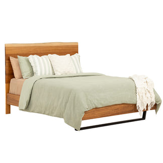 Baxter King Timber Bed - Blackwood