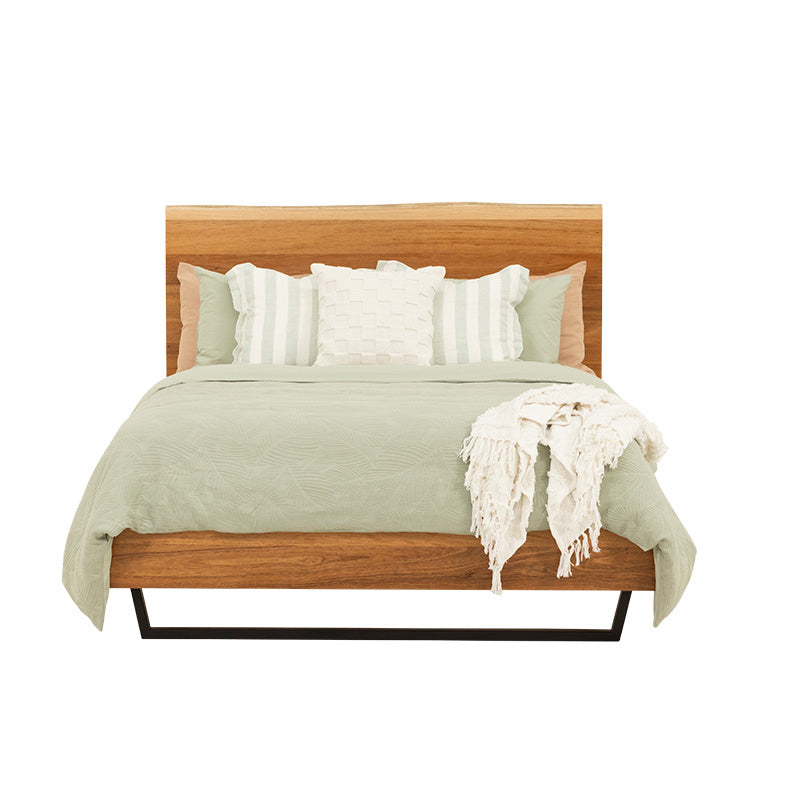 Baxter King Timber Bed - Blackwood